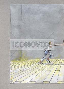 Couple, dessin de Jy, réf. 0010-0016