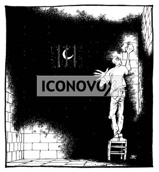 Evasion, dessin de Jy, réf. 0010-0035