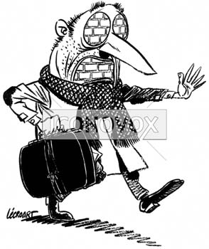 dessin de Lécroart, réf. 0004-0006