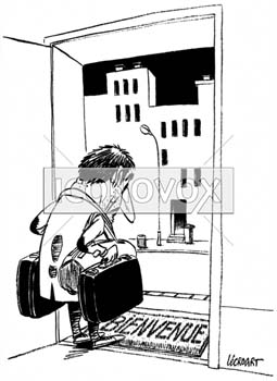 dessin de Lécroart, réf. 0004-0007