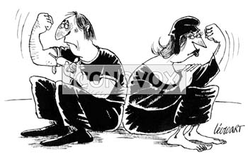 dessin de Lécroart, réf. 0004-0017