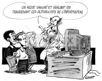 dessin de Lécroart, réf. 0004-0023