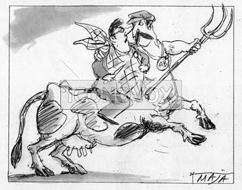 Agriculture bio et consommateurs, dessin de Maja, réf. 0006-0010