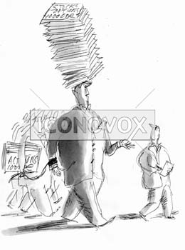 Stock options, dessin de Maja, réf. 0006-0029