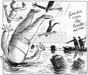 Echec électoral, dessin de Maja, réf. 0006-0049