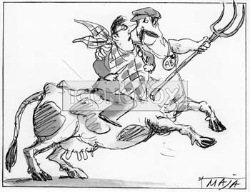 Agriculture bio et consommateurs, dessin de Maja, réf. 0006-0054