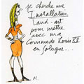 M&eacute;lange de style, dessin de Maja, r&eacute;f. 0006-0135