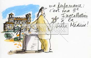 Performance artistique, dessin de Maja, réf. 0006-0140