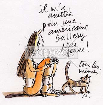 Rupture de contrat, dessin de Maja, réf. 0006-0142