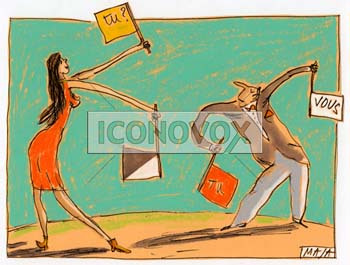 À tu et à vous..., dessin de Maja, réf. 0006-0164