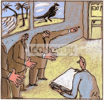 licenciement 2, dessin de Maja, réf. 0006-0212