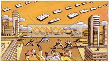 Transmission de document par téléphone, dessin de Maja, réf. 0006-0217