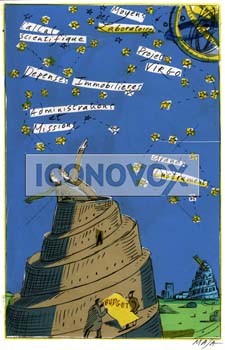 Budget européen de la recherche, dessin de Maja, réf. 0006-0230