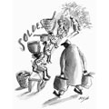 Les petites bonnes d'Abidjan, dessin de Maja, r&eacute;f. 0006-0277