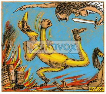 Smaïl l'imprécateur, dessin de Maja, réf. 0006-0360