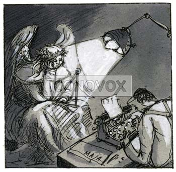 Anthologie de la poésie Française, dessin de Maja, réf. 0006-0367