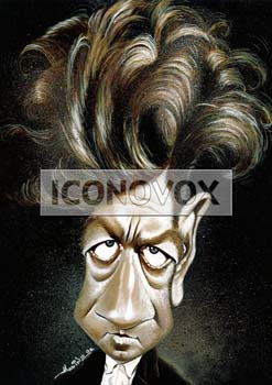 David Lynch, caricature de Moine, réf. 0045-0012