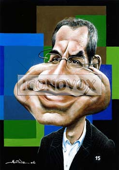 Eric Bayle, caricature de Moine, réf. 0045-0016