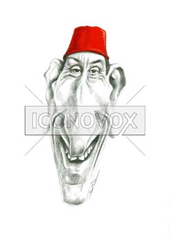 Jean-François Derec, caricature de Moine, réf. 0045-0021