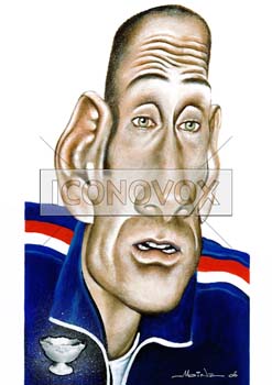 Guy Forget, caricature de Moine, réf. 0045-0025