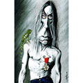 Iggy Pop, caricature de Moine, réf. 0045-0030