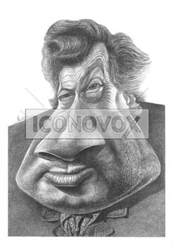Jean-Claude Dreyfus, caricature de Moine, réf. 0045-0033