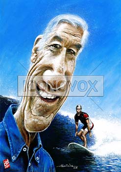 Joël de Rosnay, caricature de Moine, réf. 0045-0038