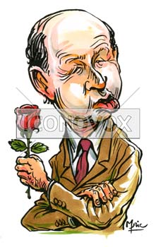 Laurent Fabius, caricature de Mric, réf. 0041-0006