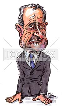 Jean Tibéri, caricature de Mric, réf. 0041-0009