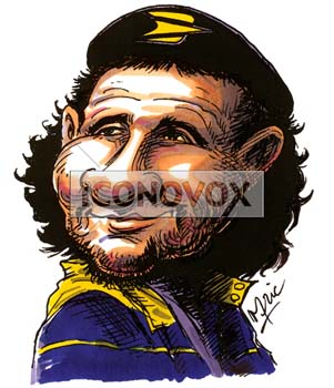 Olivier Besancenot, caricature de Mric, réf. 0041-0032