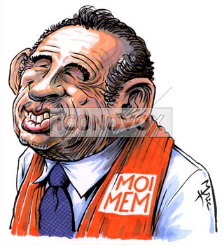 François Bayrou, caricature de Mric, réf. 0041-0033