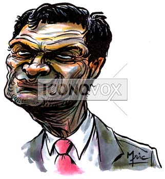 Patrick Devedjian, caricature de Mric, réf. 0041-0034