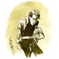 Bashung, caricature de Mutio, r&eacute;f. 0003-0386