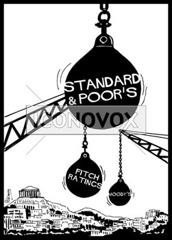 Agence de notation, dessin de Pakman, réf. 0074-0001