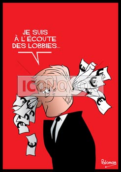 Lobby, dessin de Pakman, réf. 0074-0013