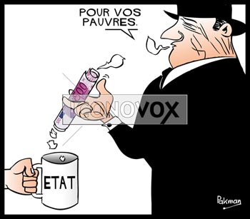 Pauvre, dessin de Pakman, réf. 0074-0016