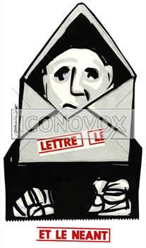 Lettre, dessin de Phillipe, réf. 0011-0061