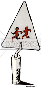 Chantier scolaire, dessin de Phillipe, réf. 0011-0166