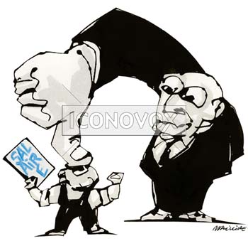 Salaire, dessin de Phillipe, réf. 0011-0210