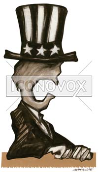 G. W. Bush, dessin de Phillipe, réf. 0011-0229