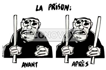La prison, dessin de Phillipe, réf. 0011-0336