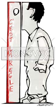 C'est la règle, dessin de Phillipe, réf. 0011-0360