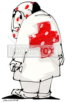Urgentiste, dessin de Phillipe, réf. 0011-0534