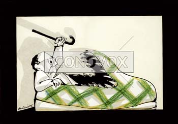 Assurance retraite, dessin de Phillipe, réf. 0011-0685