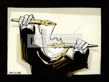Perspective, dessin de Phillipe, réf. 0011-0716