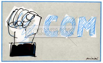 Poing com, dessin de Phillipe, réf. 0011-0795