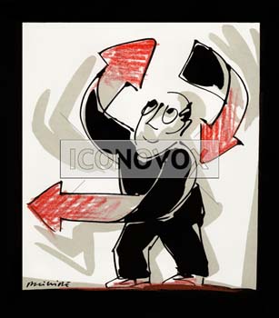 Recyclage à gauche, dessin de Phillipe, réf. 0011-0814