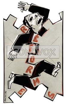 Réformes, dessin de Phillipe, réf. 0011-0815