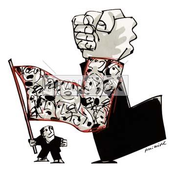 Bras de fer, dessin de Phillipe, réf. 0011-0828