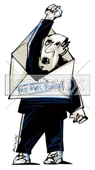 Ne pas plier, dessin de Phillipe, réf. 0011-0832